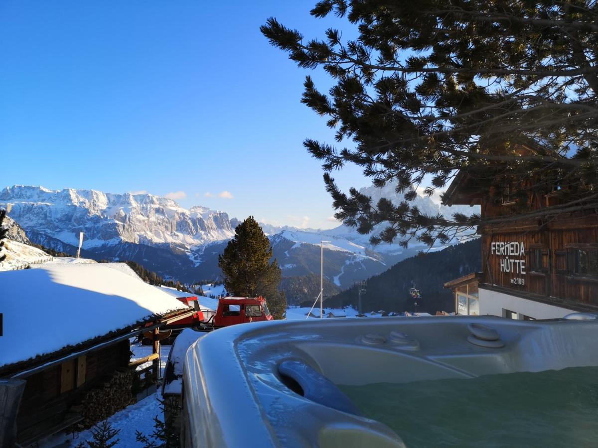 Gasthaus Rifugio Fermeda Hutte Santa Cristina Val Gardena Exterior foto